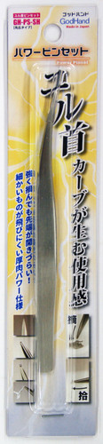 God Hand GH-PS-SH Power Curved Tweezers Wide Tip Type