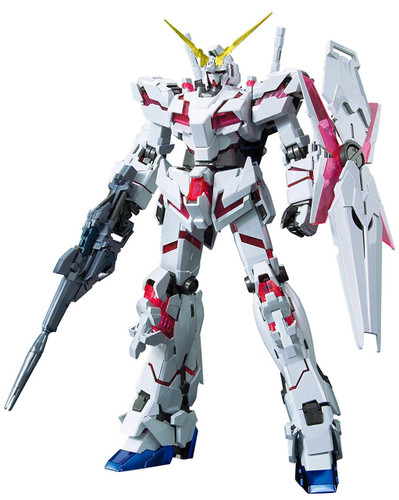 Bandai MG 150893 Gundam Unicorn Gundam Red/Green Frame Twin Frame Ed. Titanium Finish 1/100 Scale Kit