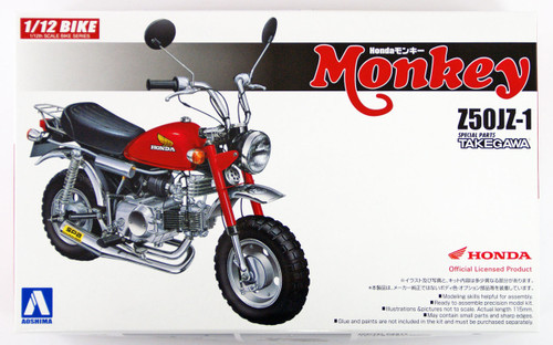 Aoshima Naked Bike 24 Honda MONKEY Custom Takegawa Version2 1/12 Scale Kit