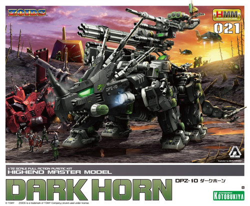 Kotobukiya ZD043 Zoids DPZ-10 Dark Horn 1/72 Scale Kit