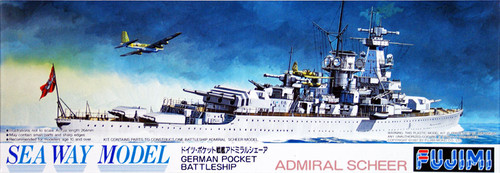 Fujimi SWM34 German BattleShip Admiral Scheer 1/700 Scale Kit