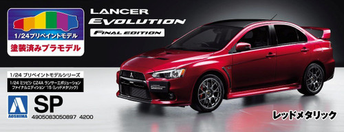 Aoshima 50897 Lancer Evolution X Final Ed. '15 Red Metallic (Pre-painted) 1/24