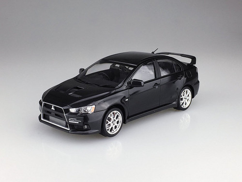 Aoshima 50903 Lancer Evolution X Final Ed. Phantom Black Pearl (Pre-painted) 1/24 scale kit