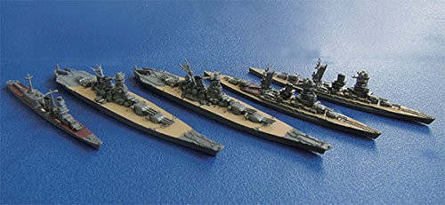 Fujimi Gunkan 03 401379 Combined Fleet Ngato/ Mutsu/ Yamato/ Musashi/ Oyodo Set 1/3000