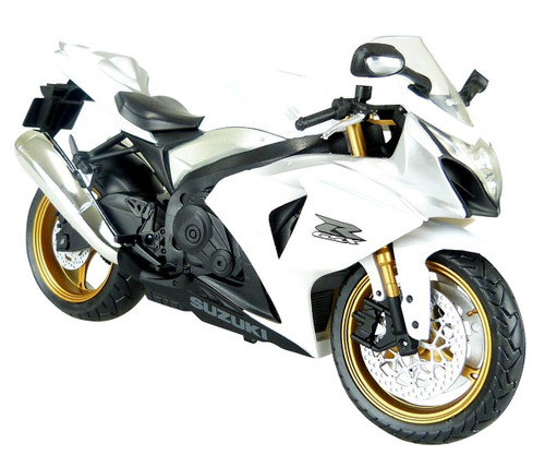 Aoshima Skynet 88494 Suzuki GSX R1000 (White) 1/12 Scale Model