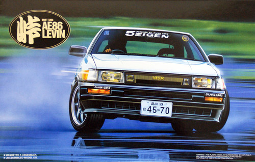 Fujimi TOHGE-01 Toyota AE86 Levin Drift King 1/24 Scale Kit