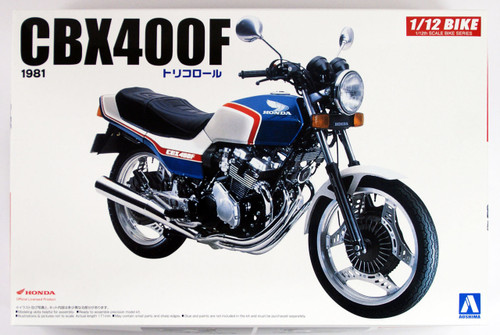 Aoshima Naked Bike 31 52976 Honda CBX400F Tricolor 1/12 scale kit