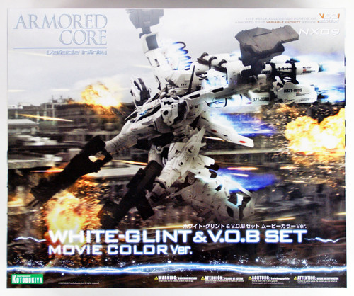 Kotobukiya VI061 Armored Core White Glint & V.O.B Set Movie Color 1/72 Scale Kit