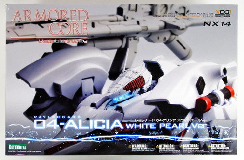 Kotobukiya VI068 Armored Core Rayleonard 04 Alicia White Pearl 1/72 Scale Kit
