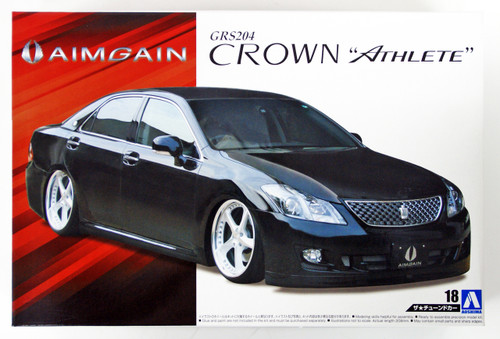 Aoshima 53102 Aimgain GRS204 Crown Athlete '08 (TOYOTA) 1/24 scale kit
