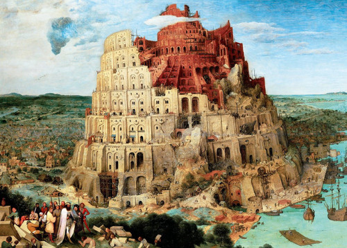 Epoch Jigsaw Puzzle 54-004 World Art Tower of Babel (2000 S-Pieces)