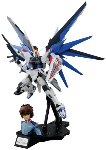 Bandai MG 163787 GUNDAM Dramatic Combination MG Freedom Gundam Ver.2.0 & Figure-Rise Bust KIRA YAMATO 1/100 scale kit