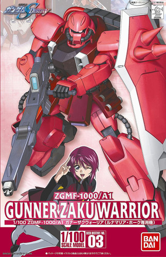Bandai 339164 HG Gundam Seed Destiny ZGMF-1000/A1 Gunner Zaku Warrior 1/100 Scale Kit