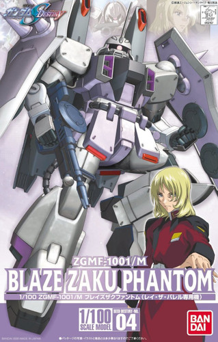 Bandai 321572 HG Gundam Seed Destiny ZGMF-1001/M Blaze Zaku Phantom 1/100 Scale Kit