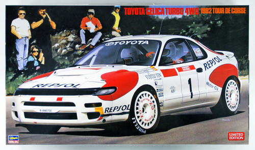 Hasegawa 20291 Toyota Celica Turbo 4WD 1992 Tour de Corse 1/24 scale kit