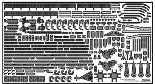 Fujimi Gup117 Photo Etched Parts for FUNE NEXT 004 Aircraft Carrier Akagi 1/700 scale