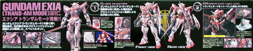 Bandai MG 615701 GUNDAM Gundam Exia (Trans-Am Mode) 1/100 scale kit