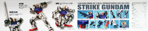 Bandai PG 314130 GUNDAM GAT-X105 STRIKE GUNDAM 1/60 scale kit