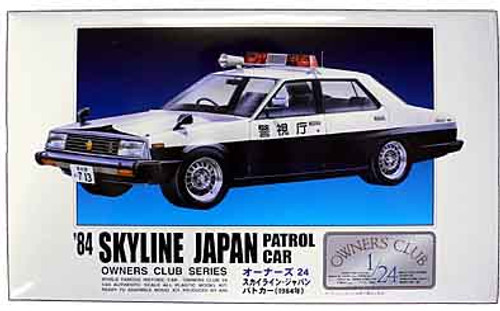 Arii Owners Club 1/24 18 1984 Skyline Japan Patrol Car 1/24 Scale Kit (Microace)
