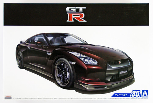 Aoshima 53171 The Model Car 35 Nissan R35 GT-R Spec-V '09 1/24 scale kit