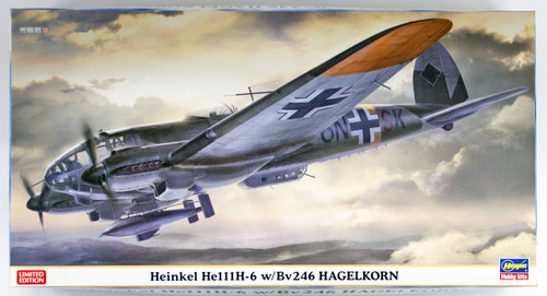 Hasegawa 02227 Heinkel He111H-6 w/Bv246 HAGELKORN 1/72 scale kit