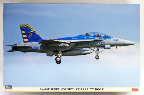 Hasegawa 07450 F/A-18F Super Hornet "VX-23 Salty Dogs" 1/48 scale kit