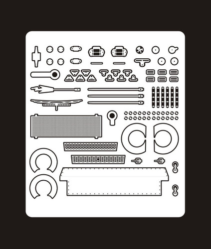 Aoshima 98271 Toyota Corolla Levin AE92 '88 Gr.A Detail Up Parts 1/24