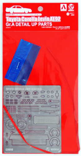 Aoshima 98271 Toyota Corolla Levin AE92 '88 Gr.A Detail Up Parts 1/24