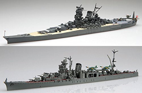 Fujimi TOKU SP53 IJN Operation Kikusui Battleship Yamato & Cruiser Yahagi Set 1/700 scale kit