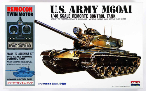 Arii 141519 U.S. Army M60A1 Remote Control Tank 1/48 Scale Kit
