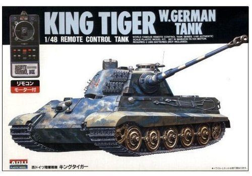 Arii 241035 King Tiger Remote Control Tank 1/48 Scale Kit (Microace)