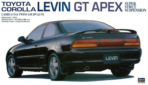 Hasegawa 20254 Toyota Carolla Levin GT Apex Super Strut Suspension 1/24 scale kit