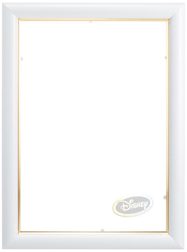 Tenyo Japan Stained Art Jigsaw Puzzle Disney Frame White for 266 Small Pieces (18.2 x 25.7cm) 907191