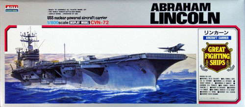 Arii-16 618165 USS Aircraft Carrier Lincoln CVN-72 1/800 Scale Kit (Microace)