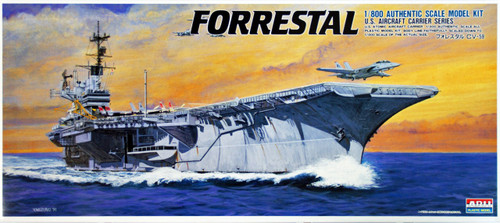 Arii-17 618172 USS Aircraft Carrier Forrestal CV-59 1/800 Scale Kit (Microace)