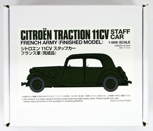 Tamiya 26548 French Citroen 11CV Staff Car 1/48 Scale Kit Finished Model