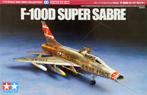 Tamiya 60760 F-100D Super Sabre 1/72 Scale Kit
