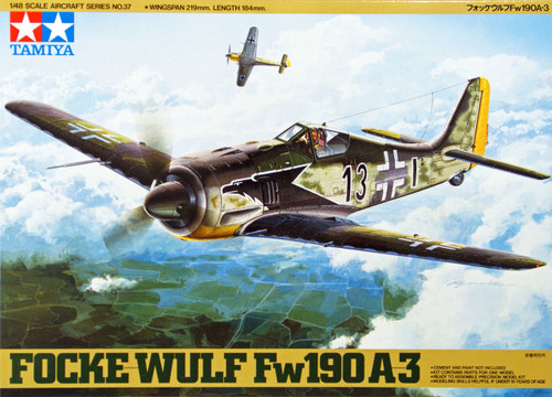Tamiya 61037 Focke Wulf FW190 A3 1/48 Scale Kit