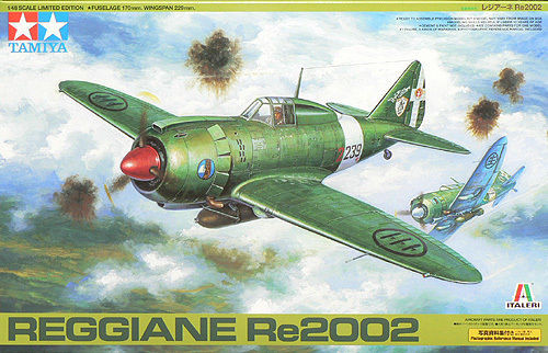 Tamiya 89787 Italian Air Force Reggiane Re.2002 1/48 Scale Kit