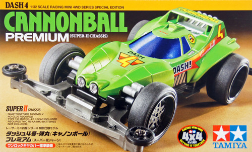 Tamiya 95225 Mini 4WD Dash-4 Cannonball Premium (Super II Chassis) 1/32