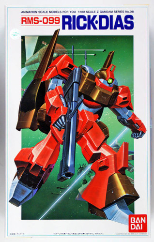 Bandai Z GUNDAM Series RMS-099 RICK DIAS 1/100 scale kit 039589