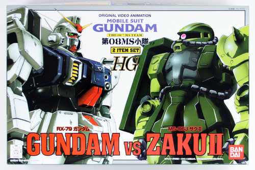 Bandai OVA GUNDAM Series RX-79 GUNDAM VS MS-06J ZAKU II 1/144 scale kit 526720