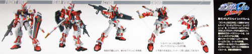 Bandai 227157 HG Gundam Seed Gundam Astray Red Frame 1/144 scale Kit