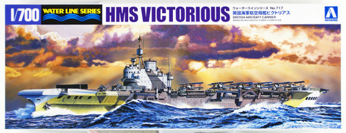 Aoshima Waterline 51061 British Aircraft Carrier HMS VICTORIOUS 1/700 scale kit