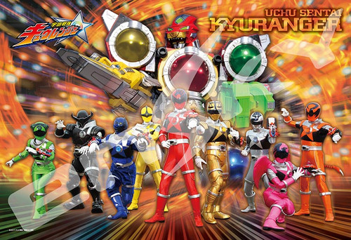 Ensky Jigsaw Puzzle 108-L585 Uchu Sentai Kyuranger (108 L-Pieces)