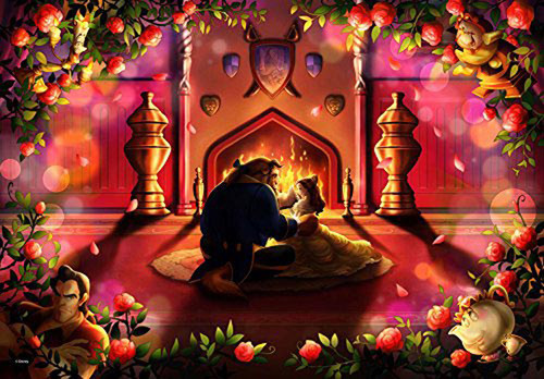Tenyo Japan Jigsaw Puzzle DPG-500-595 Disney Beauty and the Beast (500 S-Pieces)
