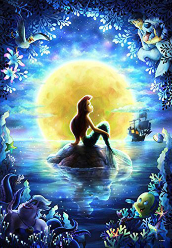 Tenyo Japan Jigsaw Puzzle DPG-500-596 Disney The Little Mermaid (500 S-Pieces)