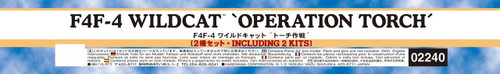 Hasegawa 02240 F4F-4 Wildcat "Operation Torch" 1/72 scale kit