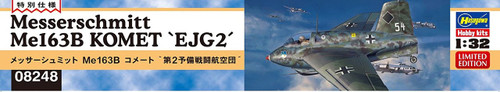 Hasegawa 08248 Messerschmitt Me163B Komet EJG2" 1/32 scale kit