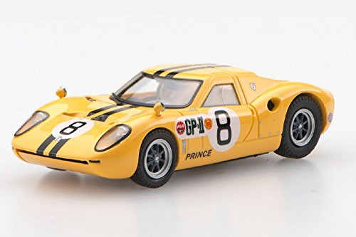 Ebbro 45345 Prince R380 1966 Japan GP IKUZAWA No.8 Yellow 1/43 scale